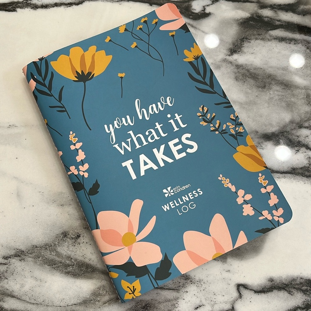 Erin Condren Wellness Log - Brand New